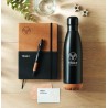 Set de regalo con botella, libreta y bolígrafo Cadeau