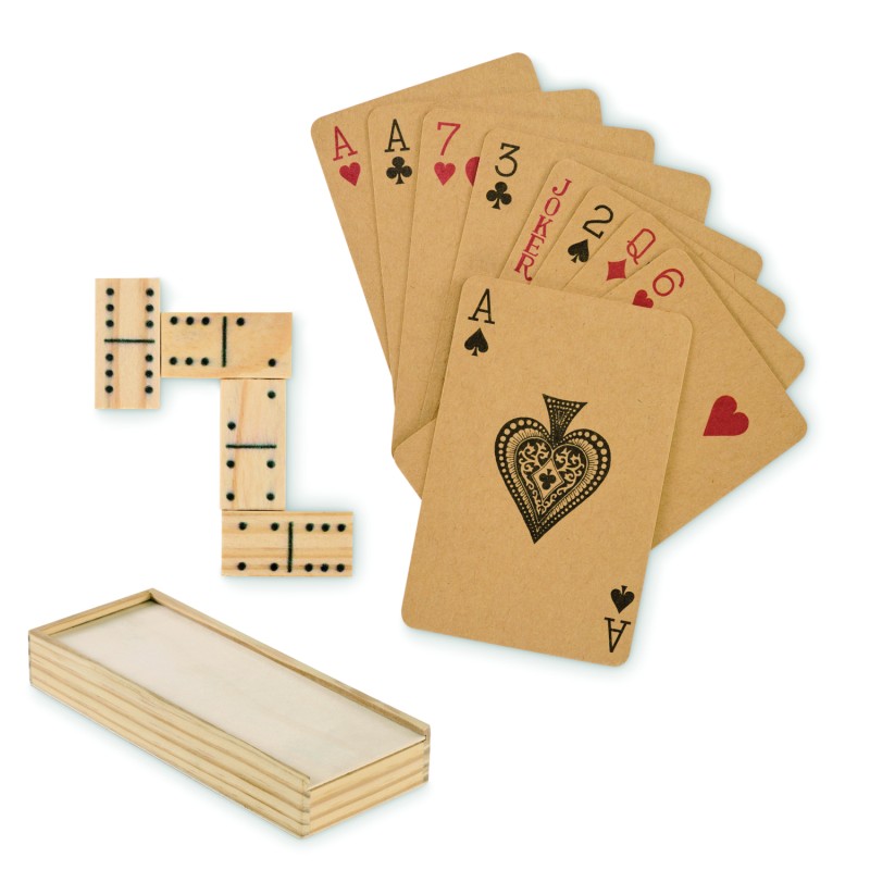 Juego de dominó y cartas Domi&Cards