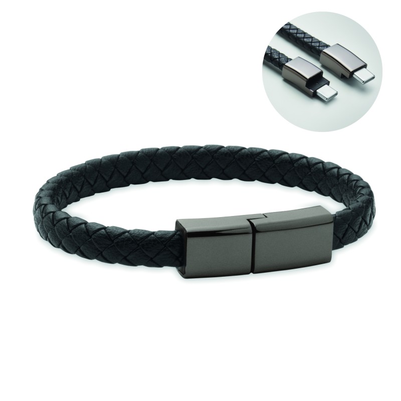 Pulsera con cable de carga tipo C Fauleti Charge