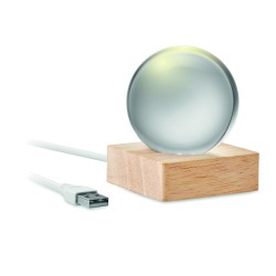 Bola de cristal con luz LED...