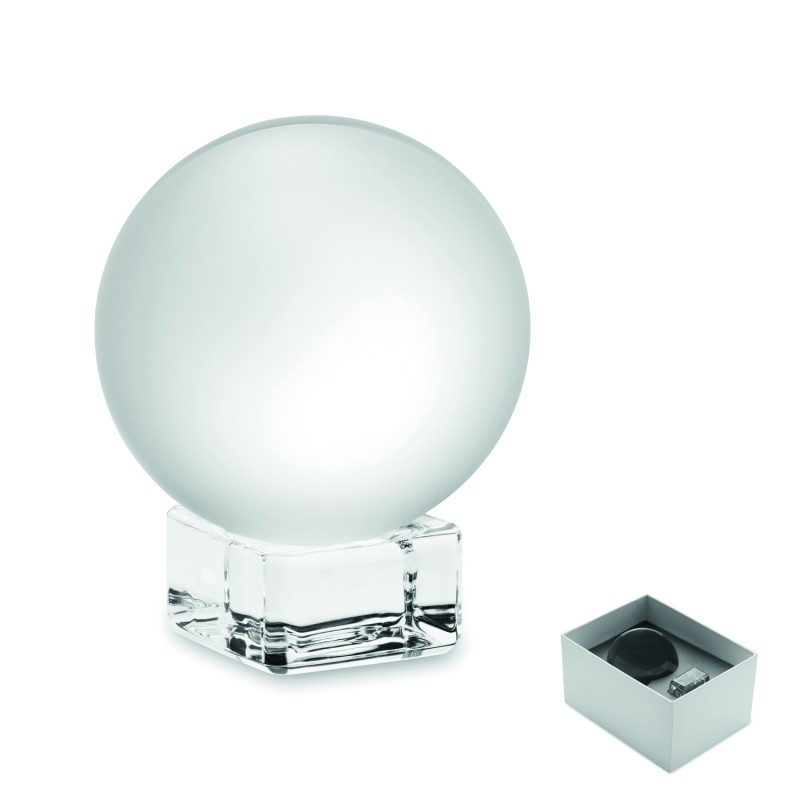 Trofeo redondo de cristal Glassward
