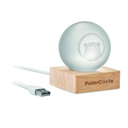 Bola de cristal con luz LED Light