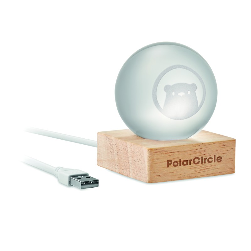 Bola de cristal con luz LED Light