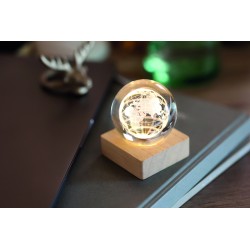 Lámpara bola de cristal LED Globe Light