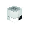 Trofeo de cristal en forma de cubo Kubeward