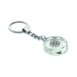 Llavero redondo de cristal Roundward