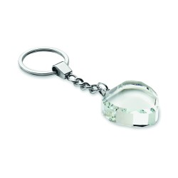 Llavero de cristal con forma de corazón Heartward