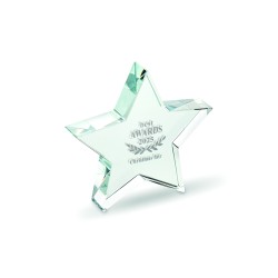 Trofeo de cristal con forma de estrella Starward