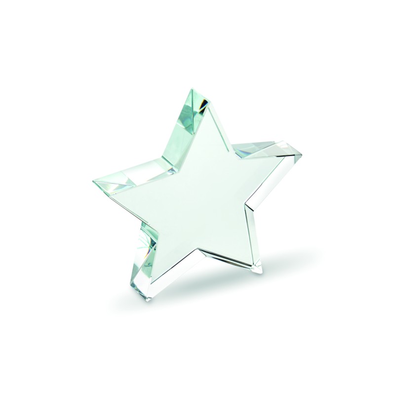 Trofeo de cristal con forma de estrella Starward