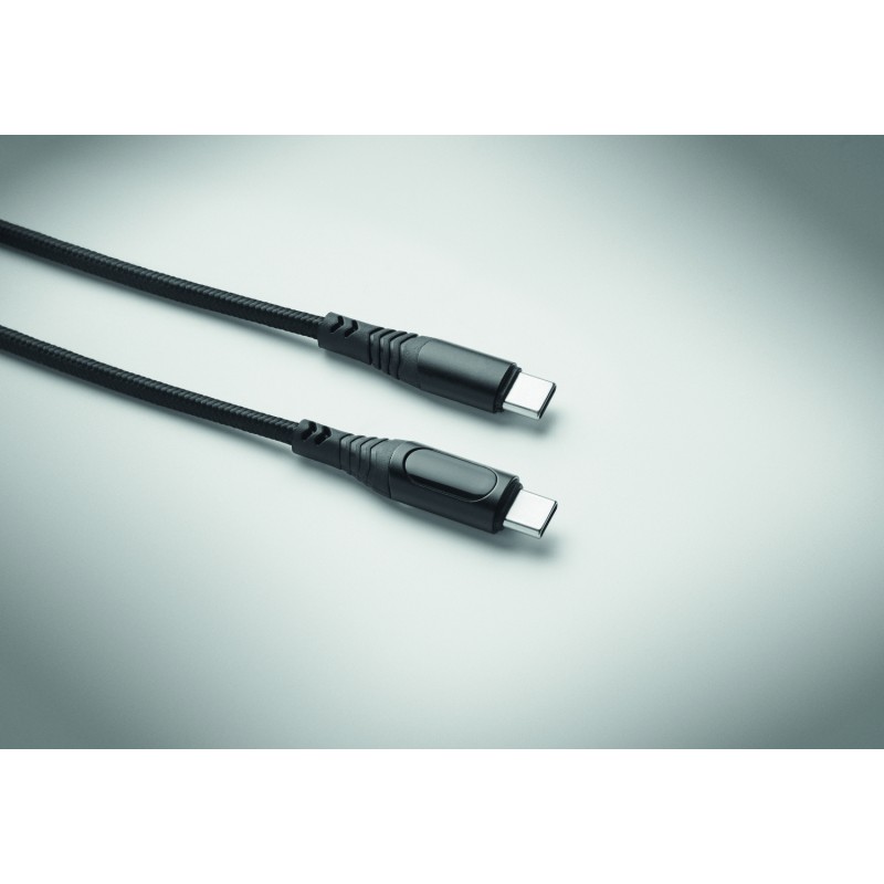 Cable de carga tipo C con pantalla LED Typso 100 W