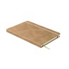 Libreta A5 de tapa dura de PU ahumado Tint