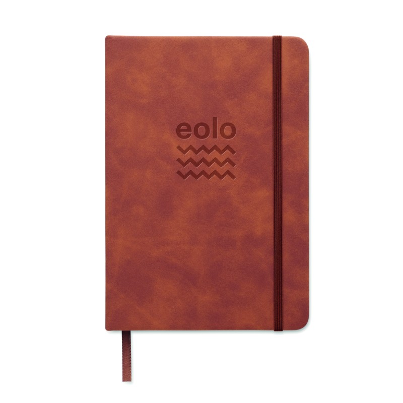 Libreta A5 de tapa dura de PU ahumado Tint