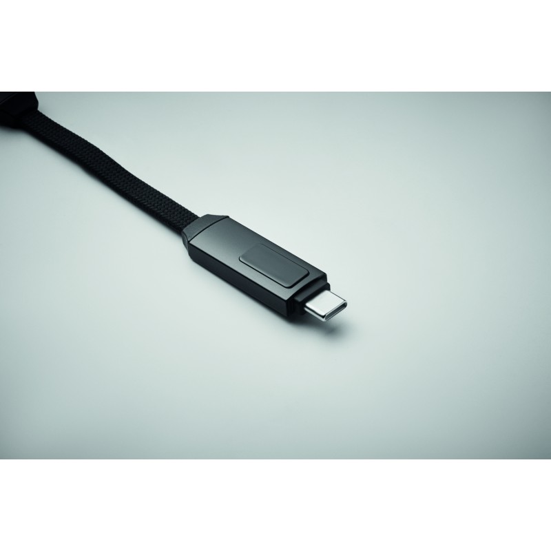 Llavero con cable de carga tipo C Keysto