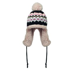 Gorro de punto con orejeras...