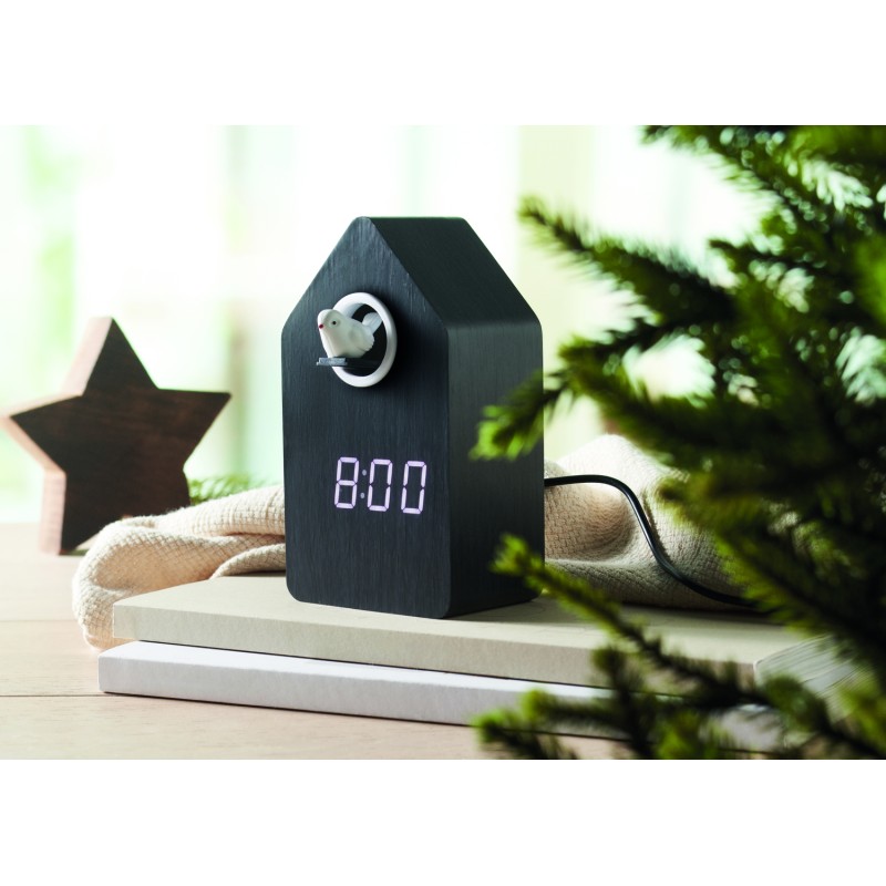 Reloj de cuco despertador de MDF Cuckoo Bird