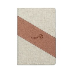 Libreta A5 con cargador inalámbrico Cortona