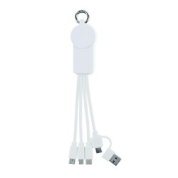Llavero con cable de carga...