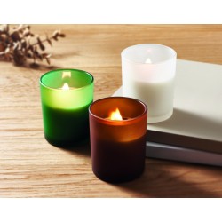 Vela de cera vegetal con mecha de madera Kivas Wood 80 g