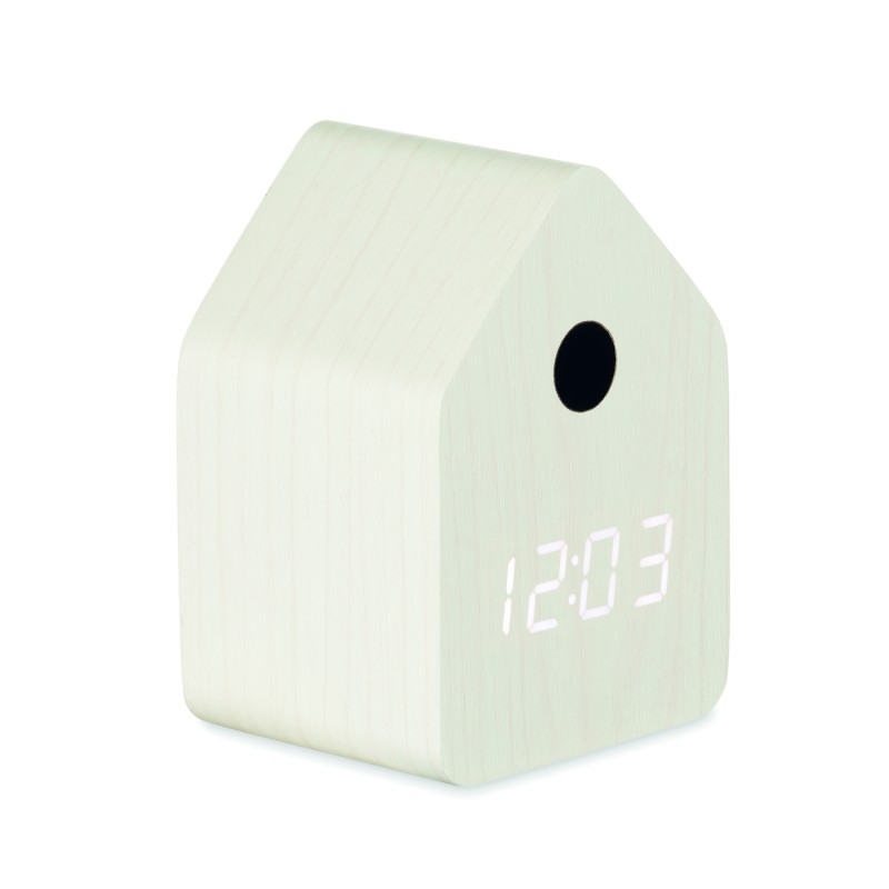 Reloj despertador de MDF Cuckoo