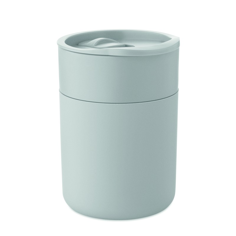 Vaso de PP con funda de silicona Goblet 330 ml