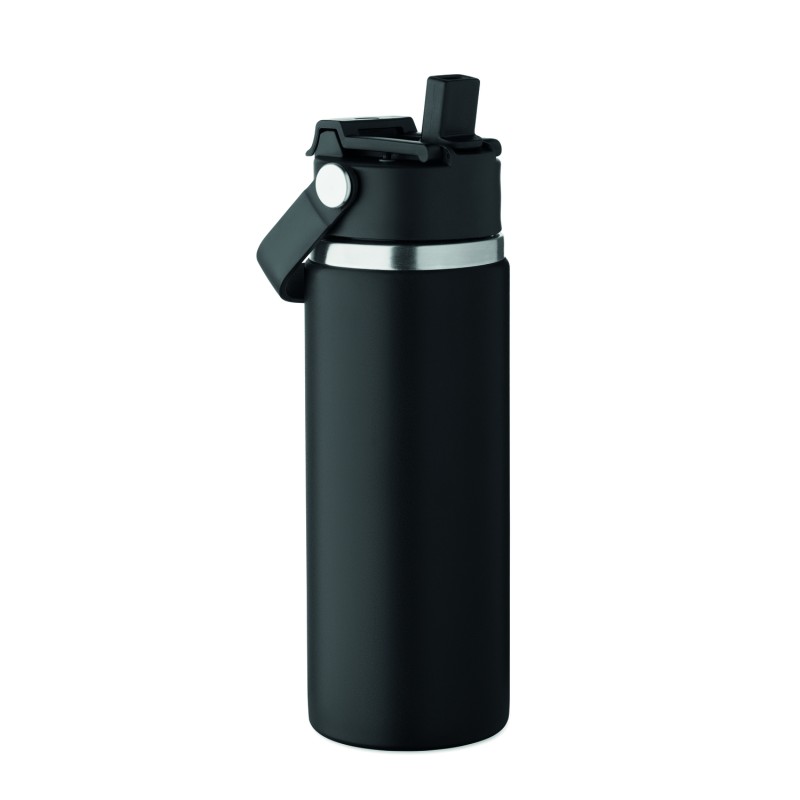 Botella de doble pared con pajita Suma Grip 500 ml