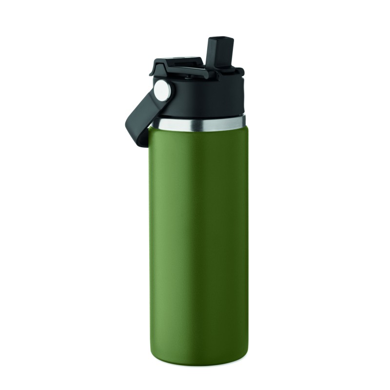 Botella de doble pared con pajita Suma Grip 500 ml