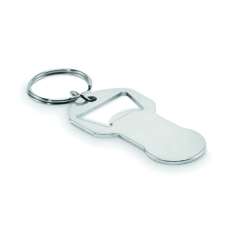 Llavero abrebotellas de aluminio Clave
