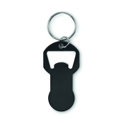 Llavero abrebotellas de aluminio Clave