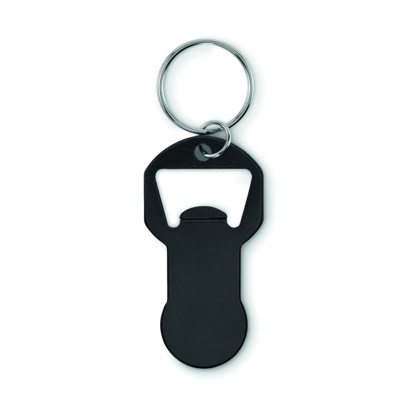 Llavero abrebotellas de aluminio Clave
