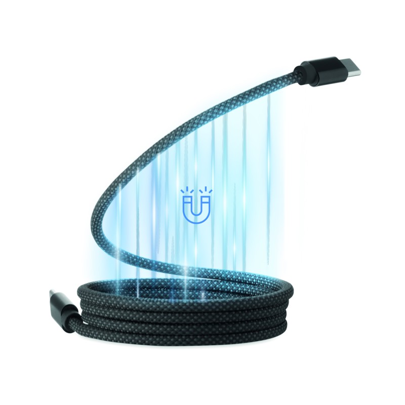 Cable de carga magnético USB-C Braid 60W