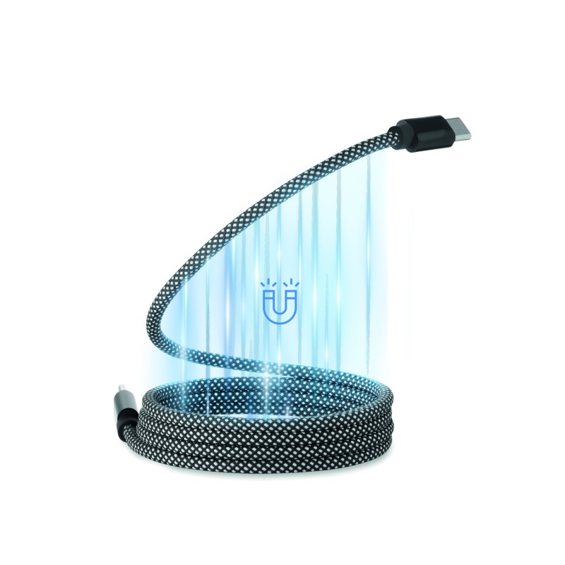 Cable de carga magnético USB-C Braid 60W