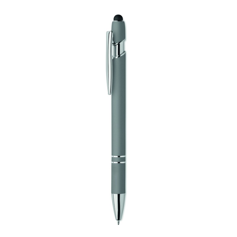 Bolígrafo de aluminio gomoso Siparo