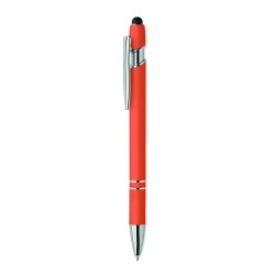 Bolígrafo de aluminio gomoso Siparo