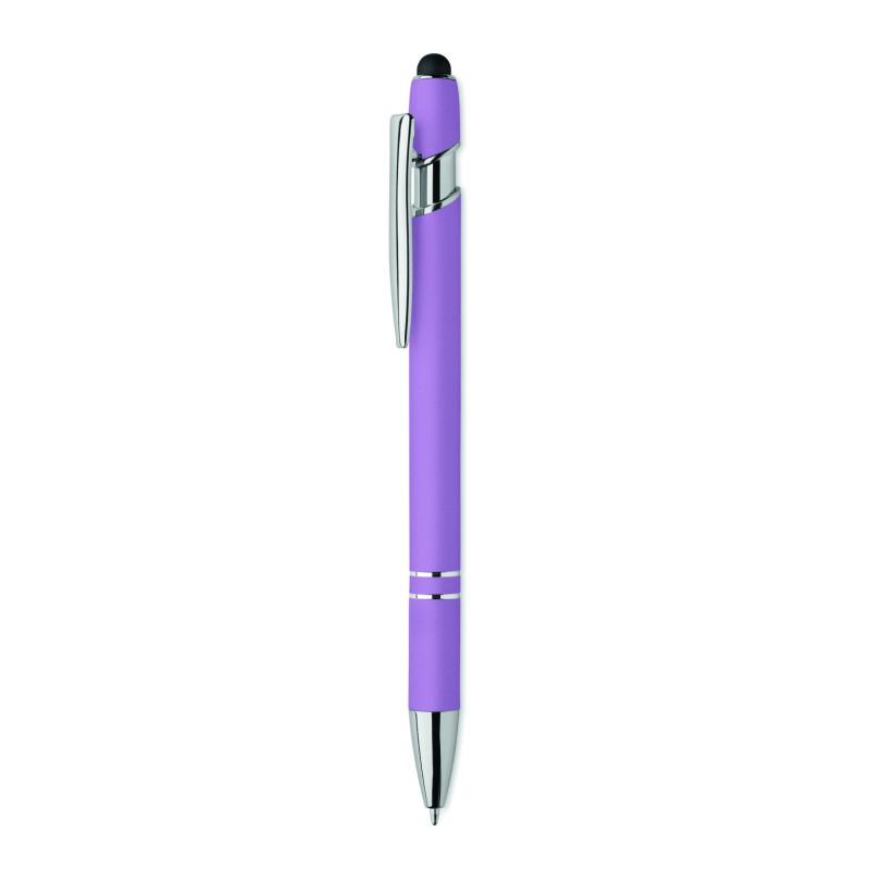 Bolígrafo de aluminio gomoso Siparo