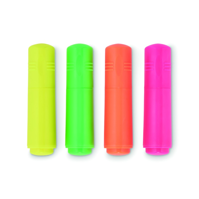 Set de 4 rotuladores fluorescentes High4