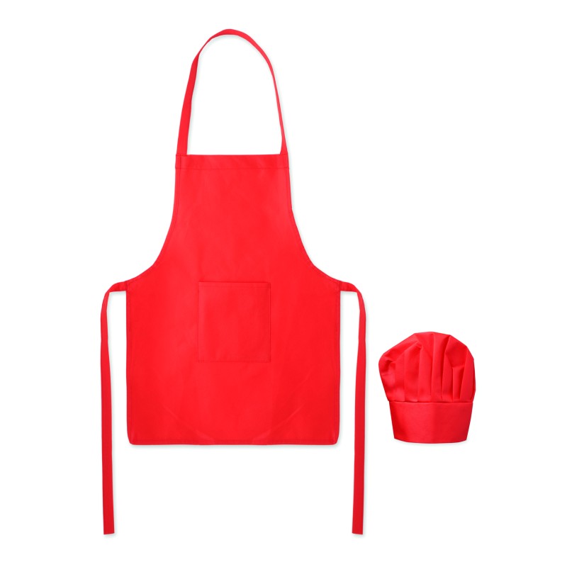 Set de delantal y gorro de cocina infantil Kid Chef