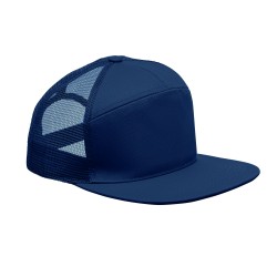 Gorra de visera plana de 7 paneles Bead