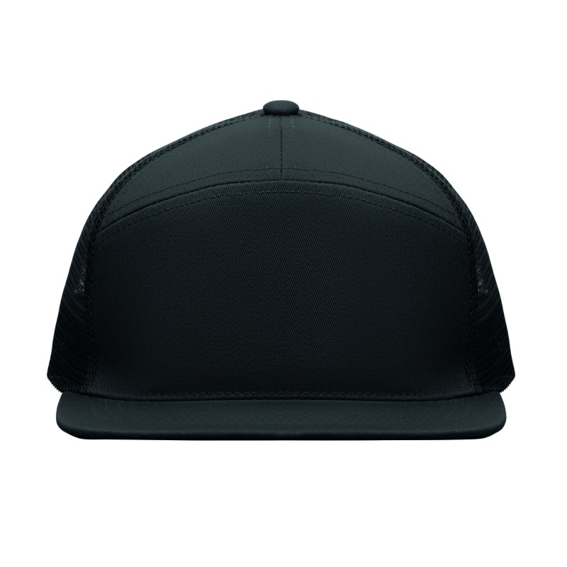 Gorra de visera plana de 7 paneles Bead