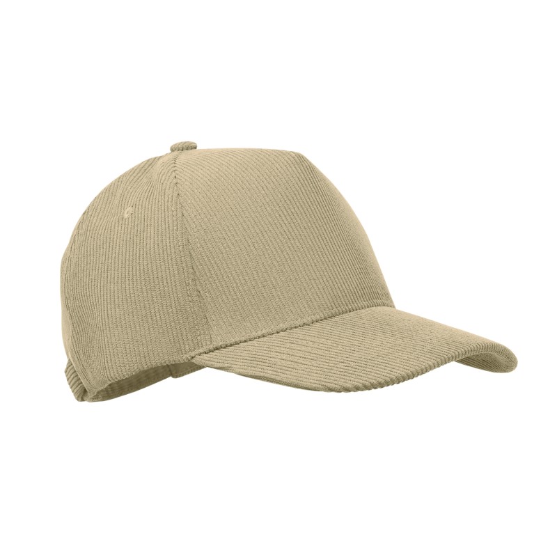 Gorra de pana de 5 paneles Wale