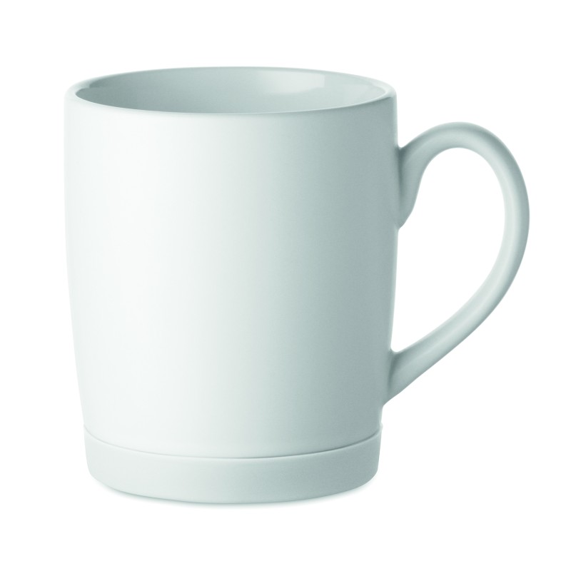 Taza de cerámica con base de silicona Silbase 300 ml