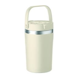 Vaso de doble pared con pajita Cozycup 350 ml