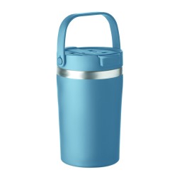 Vaso de doble pared con pajita Cozycup 350 ml