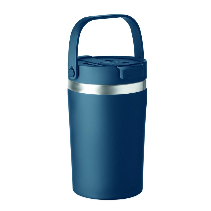 Vaso de doble pared con pajita Cozycup 350 ml