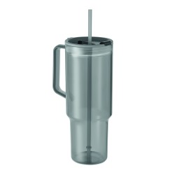 Vaso de RPET con pajita Mugora 1200 ml