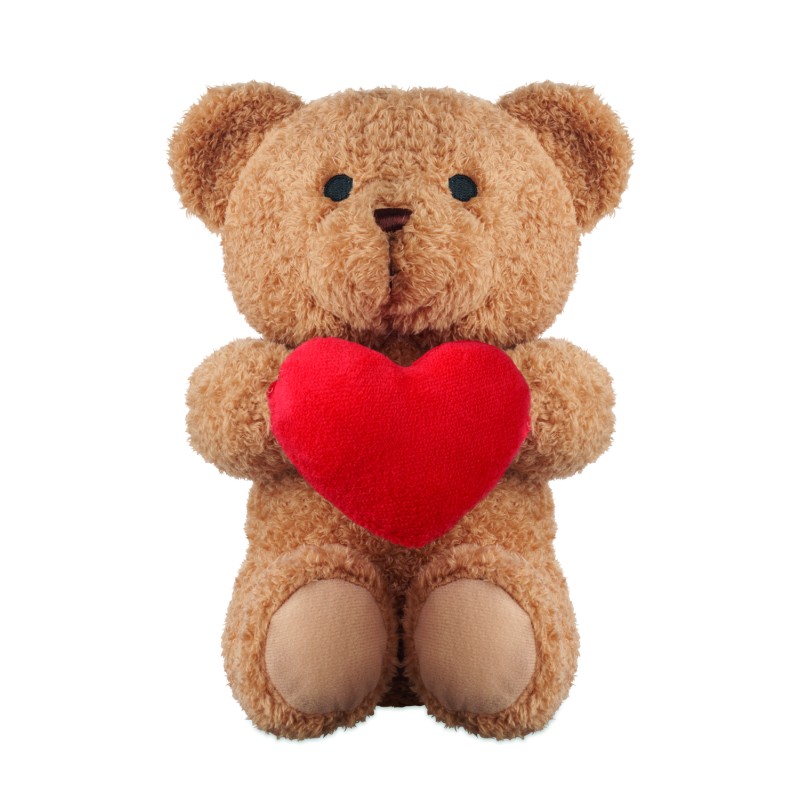 Osito de peluche con corazón Snuggle 23 cm