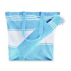 Set de toalla hammam y bolsa de playa Hummum