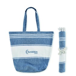 Set de toalla hammam y bolsa de playa Hummum
