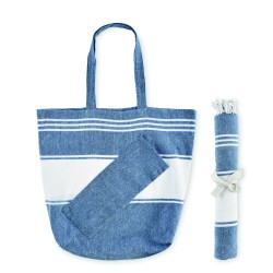 Set de toalla hammam y bolsa de playa Hummum