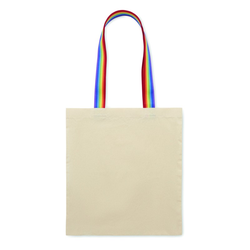 Bolsa de algodón con asas arcoíris Aurora