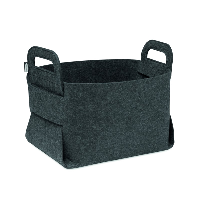 Cesta plegable de fieltro RPET Fialan